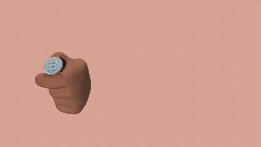 a close up of a person's hand holding a button, inspired by Emiliano Ponzi, polycount, conceptual art, binoculars, background image, skin color, minimalist wallpaper
