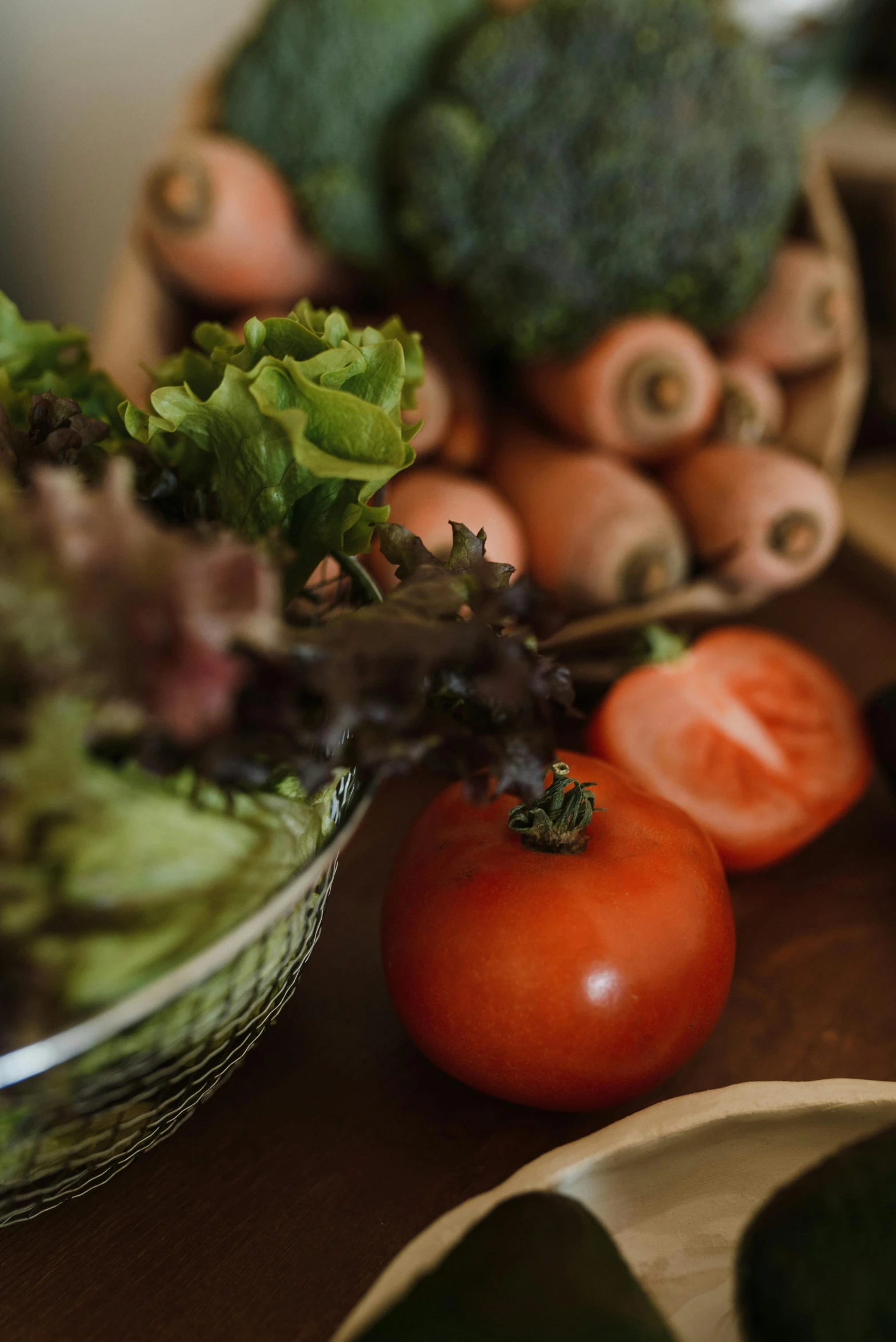 a table topped with lots of different types of vegetables, profile image, uncropped, upclose, digital image