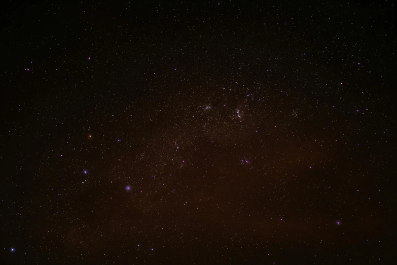 a dark sky filled with lots of stars, a picture, pexels, hurufiyya, southern cross, brown:-2, detailed medium format photo, brown
