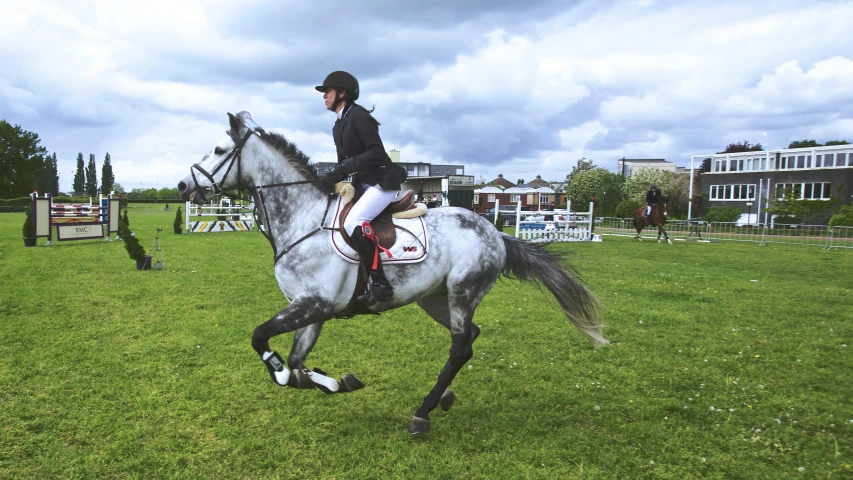 a man riding on the back of a white horse, by Alison Watt, pexels contest winner, figuration libre, jumping, tournament, handsome girl, 15081959 21121991 01012000 4k