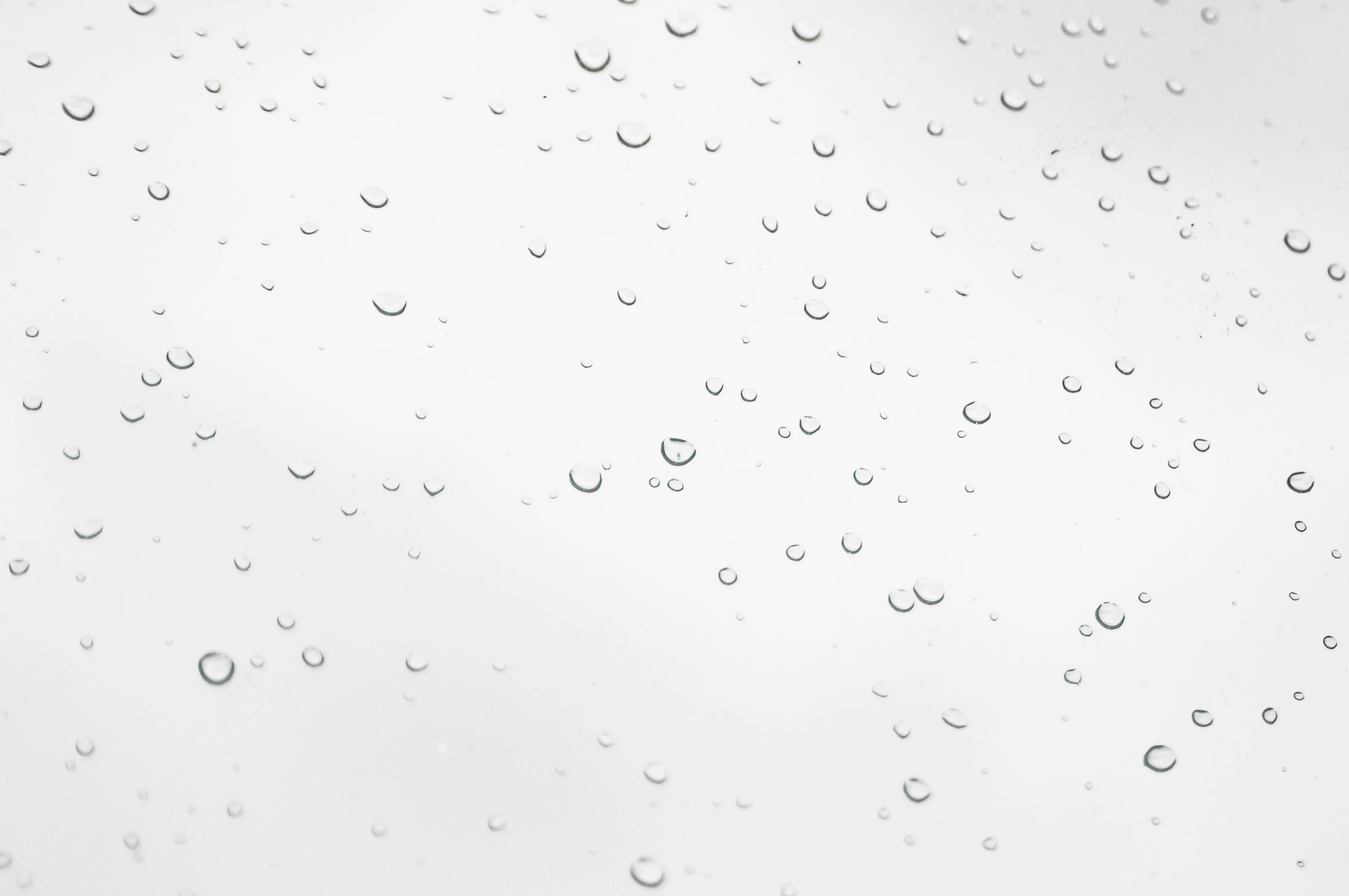 a close up of water droplets on a window, an album cover, by Jan Kupecký, pexels, minimalism, background white, detailed product photo, intricately detailed background, white studio background