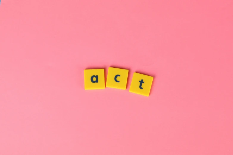 wooden blocks spelling out the word october on a pink background, by Nicholas Marsicano, trending on unsplash, visual art, vocal tract model, action game, on a yellow canva, actors