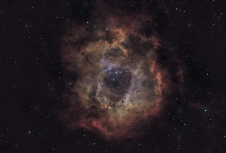an image of a planetary object in the sky, flickr, space art, rosette, professionally post - processed, shot with sony alpha 1 camera, nebula size