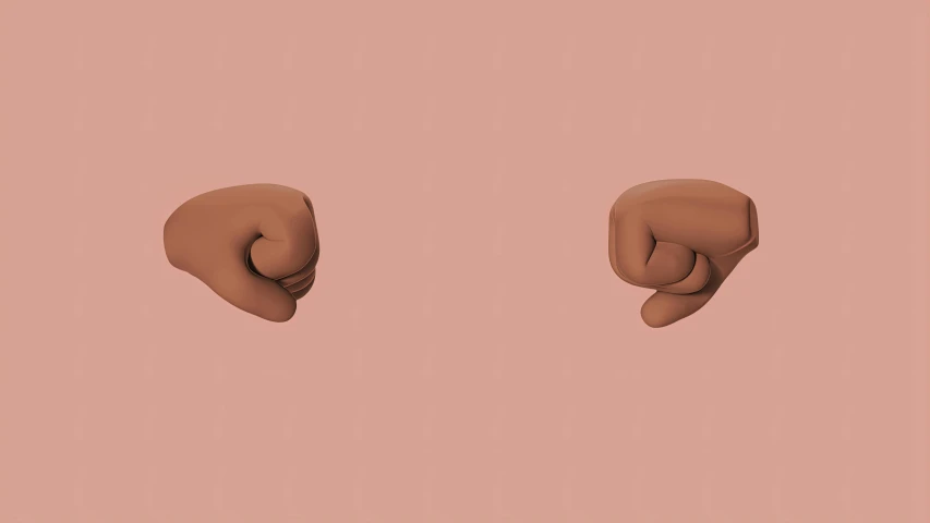 a close up of a cat's eyes on a pink background, trending on pexels, feminist art, boxing stance, 3d matte illustration, facing each other, brown skin like soil