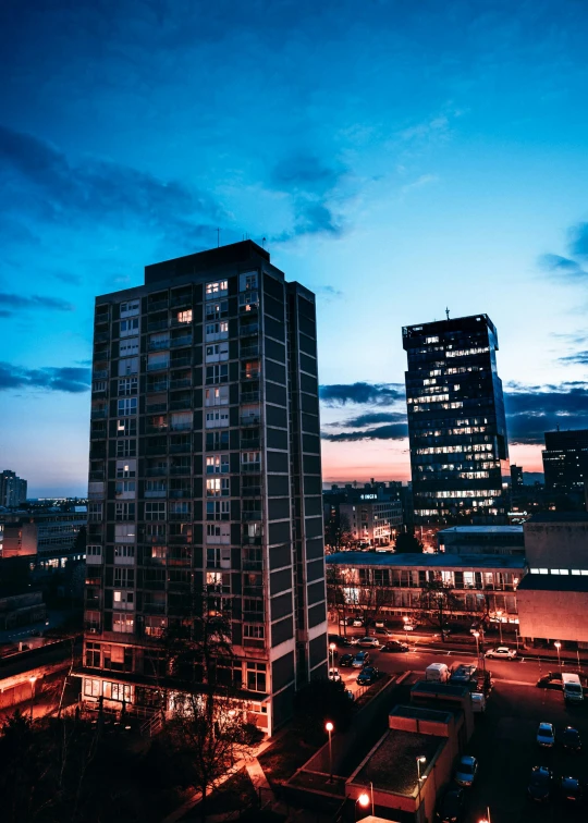 a very tall building sitting in the middle of a city, inspired by Elsa Bleda, unsplash contest winner, brutalism, summer evening, coventry city centre, today\'s featured photograph 4k, vancouver