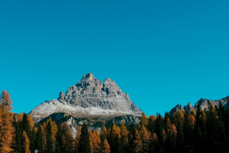 a group of people riding skis on top of a snow covered slope, by Carlo Martini, pexels contest winner, minimalism, autumn mountains, a massive cathedral in a forrest, brown and cyan blue color scheme, wallpaper - 1 0 2 4