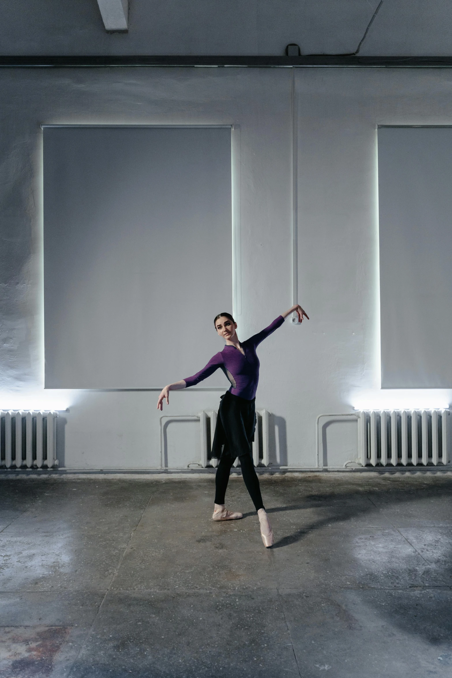 a woman that is standing in the middle of a room, by Elizabeth Polunin, pexels contest winner, arabesque, man standing in defensive pose, 15081959 21121991 01012000 4k, alex kanevsky, non-binary
