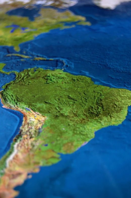 a close up of a map of the world, colombia, ai biodiversity, canyon topography, square