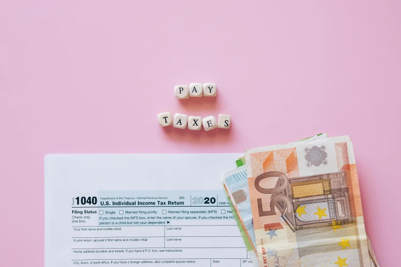 a pile of money sitting on top of a pink surface, pexels contest winner, figuration libre, detailed letters, raytarced, ax, minimalist photo