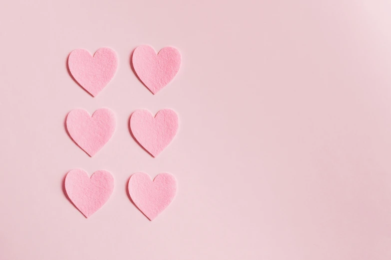 pink felt hearts on a pink background, trending on pexels, 15081959 21121991 01012000 4k, instagram post, lumine, perfectly tileable