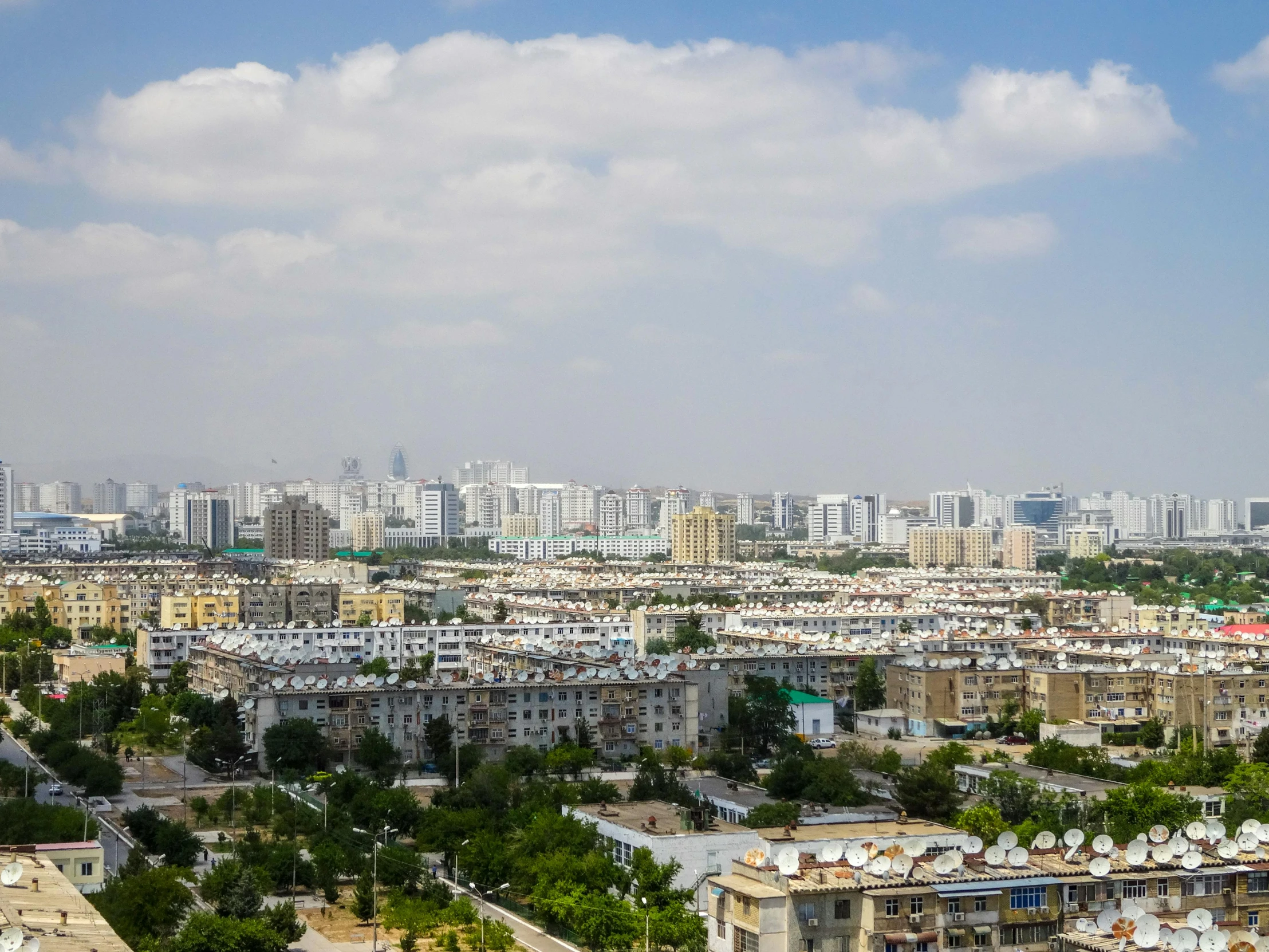 a view of a city from the top of a building, khyzyl saleem, high rise buildings, 4k photo”, today\'s featured photograph 4k