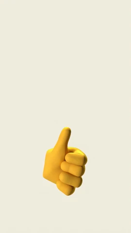 a close up of a person giving a thumbs up, inspired by Mike Winkelmann, courtesy of centre pompidou, simpsons, behance lemanoosh, gif