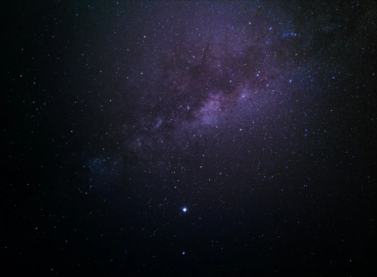 a dark sky filled with lots of stars, pexels contest winner, light and space, southern cross, purple, muted background, instagram picture