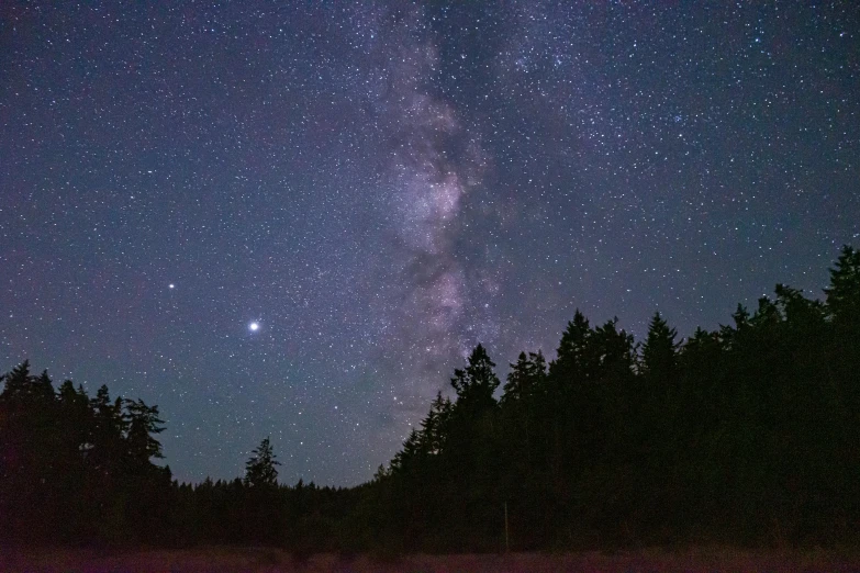 a night sky filled with lots of stars, by Matt Cavotta, pexels, paul barson, washington state, slide show, 2022 photograph