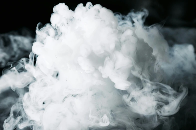 a cloud of white smoke on a black background, trending on pexels, process art, cryogenic pods, bubbling skin, vapour, puffy