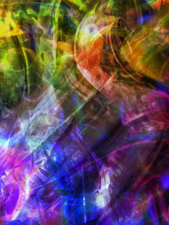 an abstract painting with a lot of colors, inspired by Lorentz Frölich, pexels, abstract art, glowing lights! digital painting, iridescent metals, digital art - n 9, multi colored