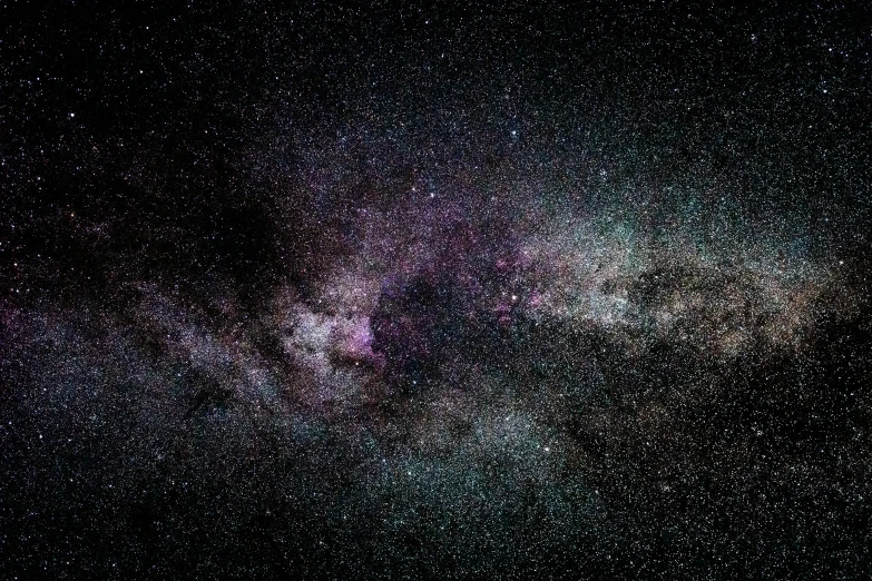 a dark sky filled with lots of stars, a microscopic photo, by Niko Henrichon, pexels, space art, the milk way, galaxy theme colors, white space in middle, infinite in extent