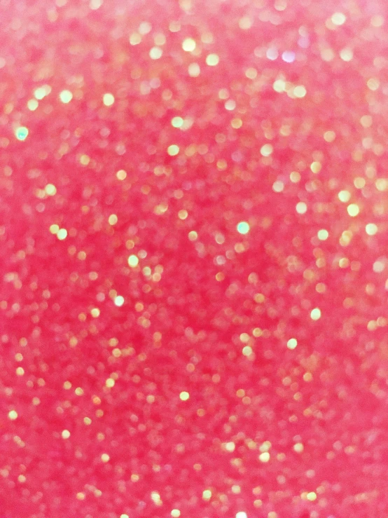 a close up of a pink glitter background, an album cover, pexels, coral red, low quality footage, profile pic, pearlized