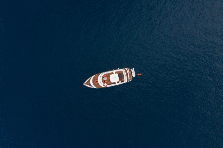 a boat in the middle of a large body of water, pexels contest winner, renaissance, top down camera angle, stern like athena, thumbnail, 1 2 9 7
