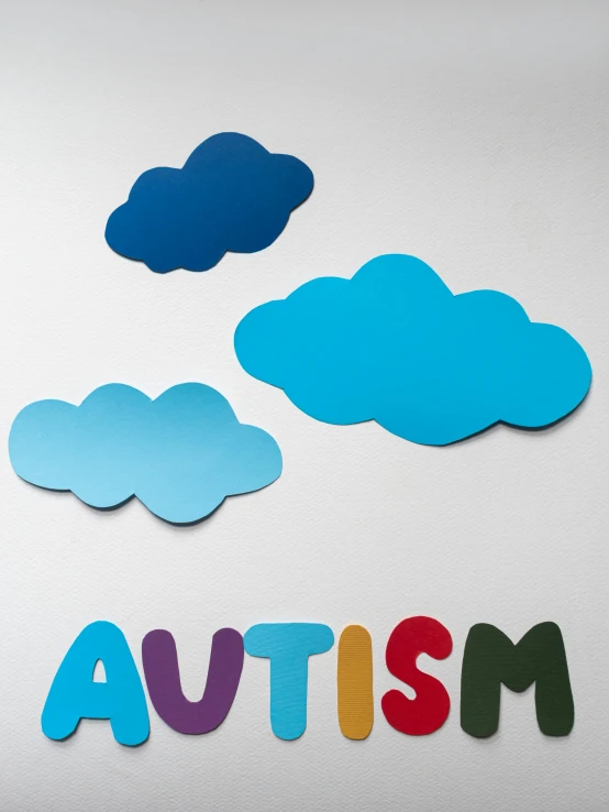 a refrigerator with the word autism written on it, inspired by Augustyn Mirys, toyism, cloud background, asset on grey background, background image, multiple stories