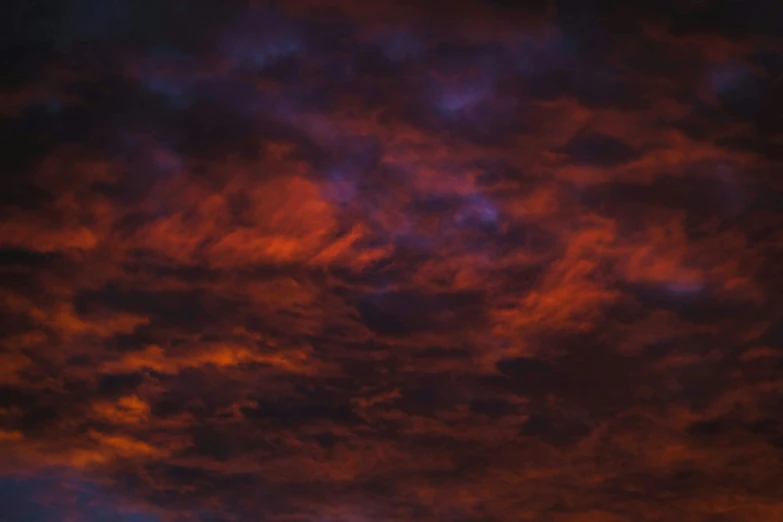 a sky that has some clouds in it, an album cover, pexels contest winner, romanticism, red stormy sky, ignant, night colors, zoomed out shot