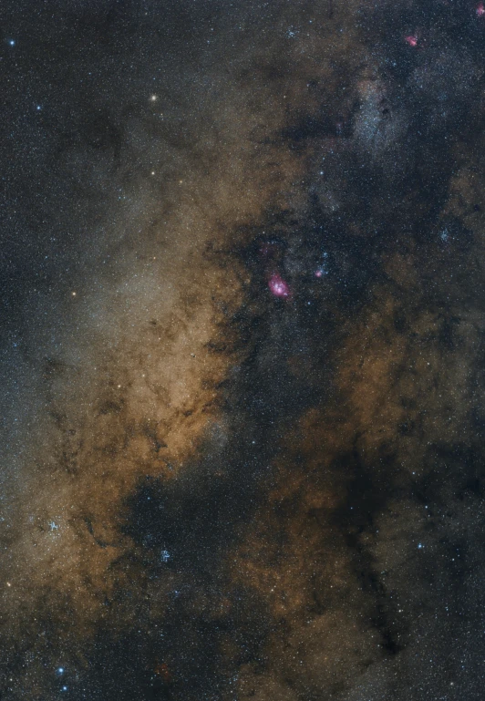 a star filled sky filled with lots of stars, by Daniel Seghers, light and space, color ( sony a 7 r iv, nebulae colors, neck zoomed in, wide long view