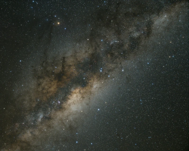 a night sky filled with lots of stars, a microscopic photo, by Daniel Seghers, pexels contest winner, neck zoomed in, brown, galaxy orbit system, shot on sony a 7 iii