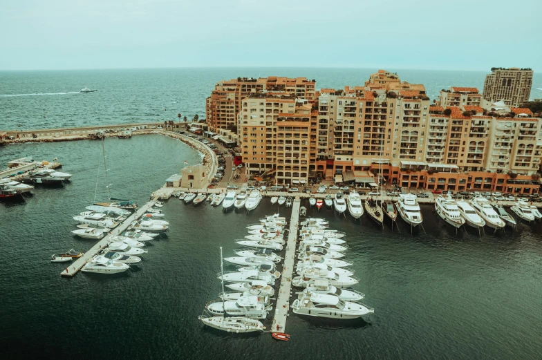 a marina filled with lots of white boats, pexels contest winner, monaco, brown, family photo, thumbnail