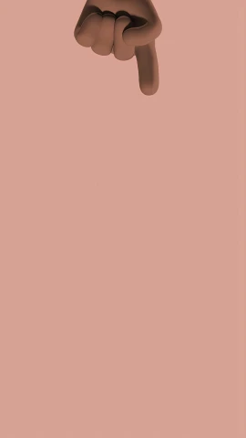 a close up of a person's hand on a pink background, a pastel, by Luma Rouge, trending on pixabay, cinnamon #b57e59 skin color, vertical orientation, phone wallpaper, taupe