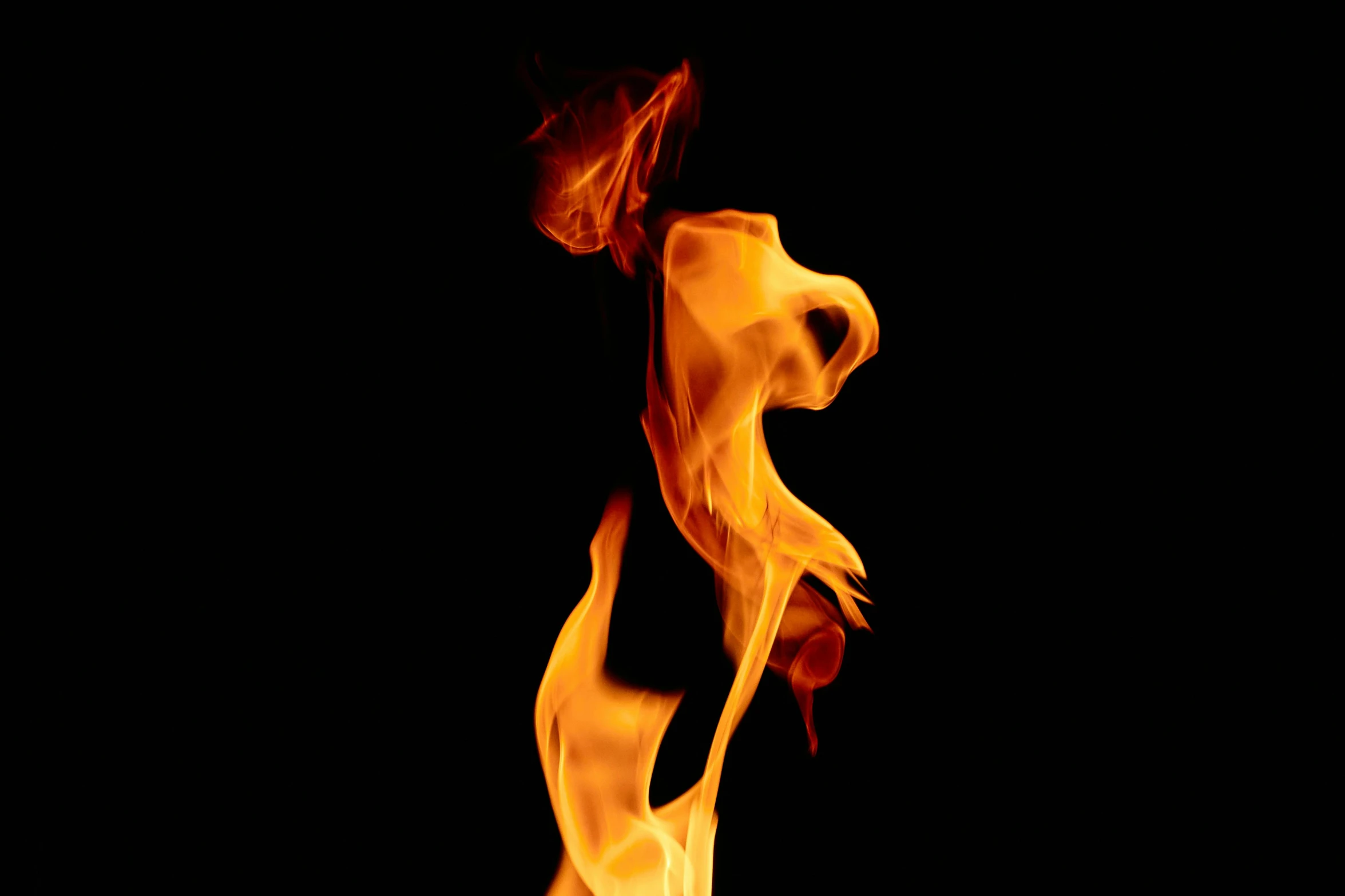 a close up of a fire on a black background, an album cover, pexels, figuration libre, avatar image, tiny firespitter, simplistic, high quality screenshot