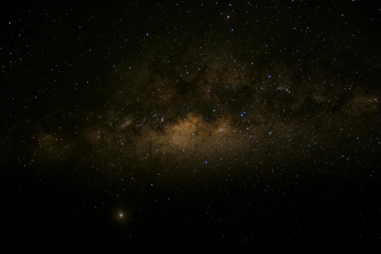 a night sky filled with lots of stars, pexels, light and space, brown, the milk way, southern cross, with a black background