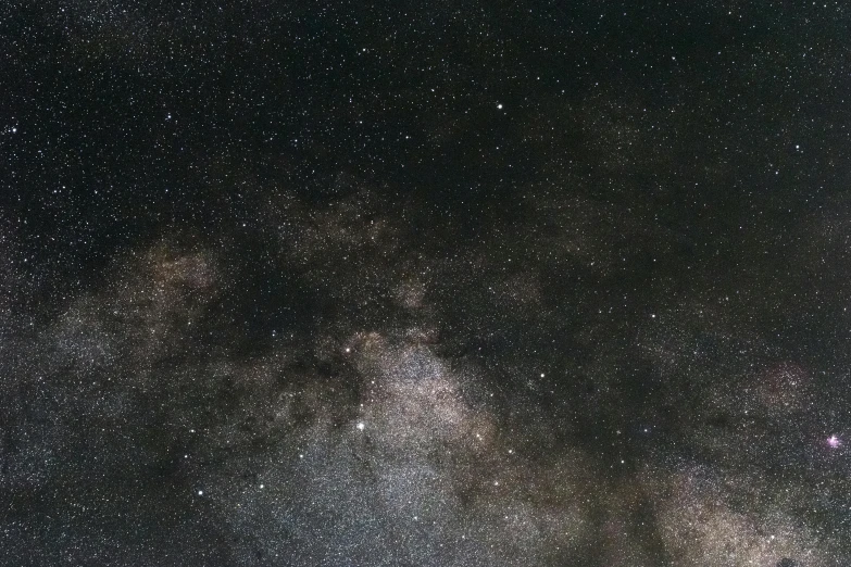 a night sky filled with lots of stars, a microscopic photo, by Doug Wildey, pexels, neck zoomed in, black space, cloud nebula, the milk way