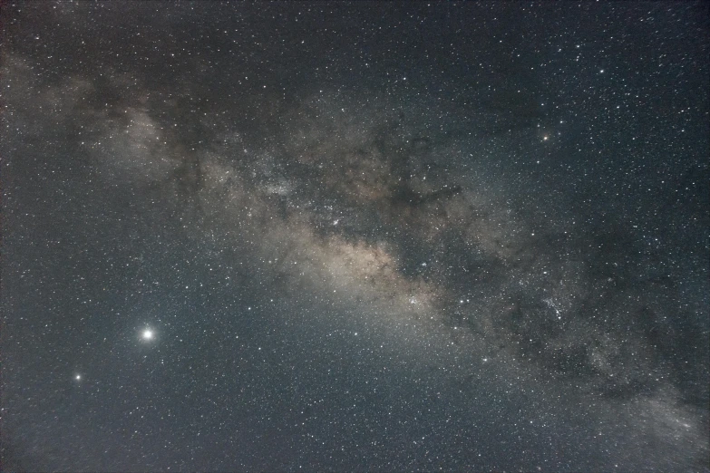 a night sky filled with lots of stars, by Doug Wildey, pexels, light and space, neck zoomed in, milkyway light, grey, panels