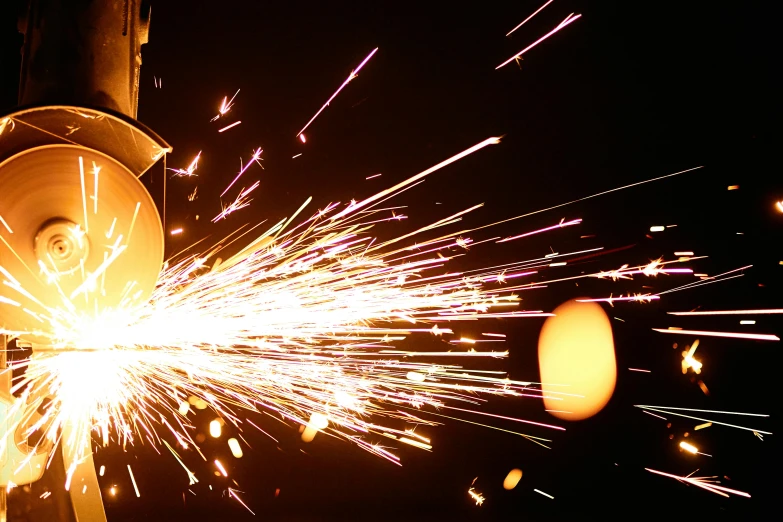a fire hydrant with sparks coming out of it, pexels contest winner, welding torches for arms, thumbnail, panels, steel plating