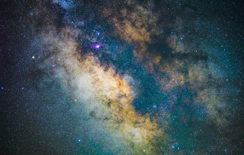 a night sky filled with lots of stars, pexels, space art, color ( sony a 7 r iv, rectangle, instagram post, milkyway