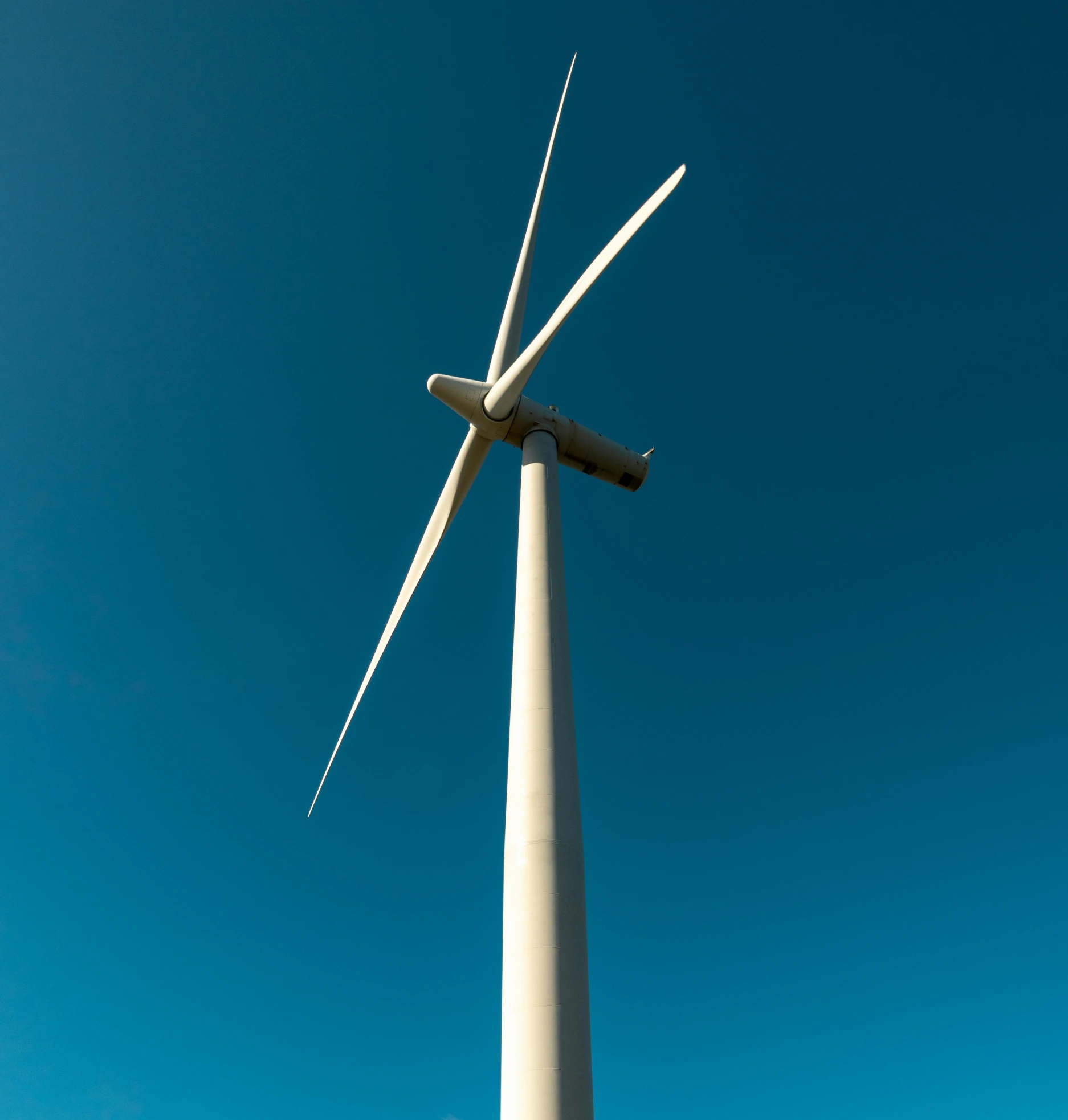 a wind turbine with a blue sky in the background, pexels contest winner, hurufiyya, 8k 28mm cinematic photo, thumbnail, white, super high resolution