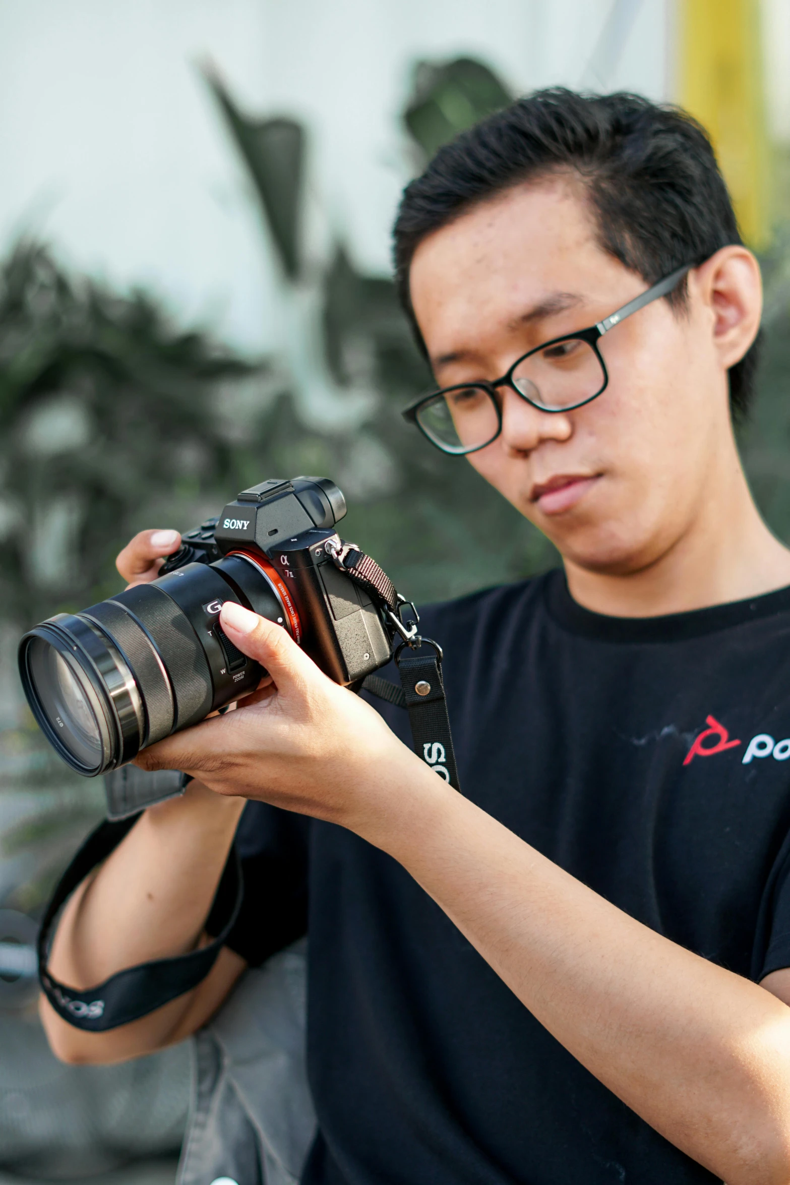 a man taking a picture with a camera, a picture, inspired by Patrick Ching, pexels contest winner, photorealism, holding pdw, wlop and ross tran, panavision x iii, headshot profile picture