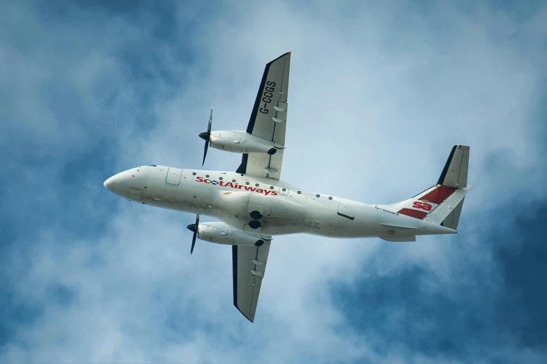 a large air plane flying through a cloudy sky, by John Backderf, pexels contest winner, hurufiyya, southern cross, slightly erotic, profile image, thumbnail