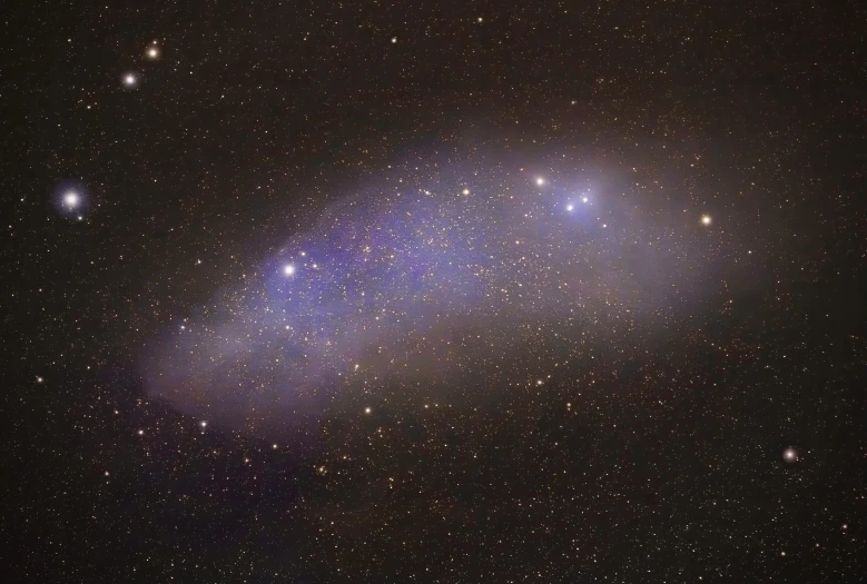 a close up of an object in the sky, by Joe Bowler, flickr, space art, andromeda galaxy, medium long shot, diadem, dust motes in air