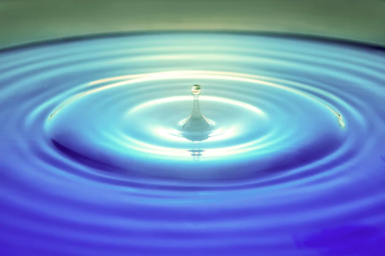 a drop of water falling into a pool of water, pexels, renaissance, smooth surface render, rippling electromagnetic, ilustration, kundalini energy