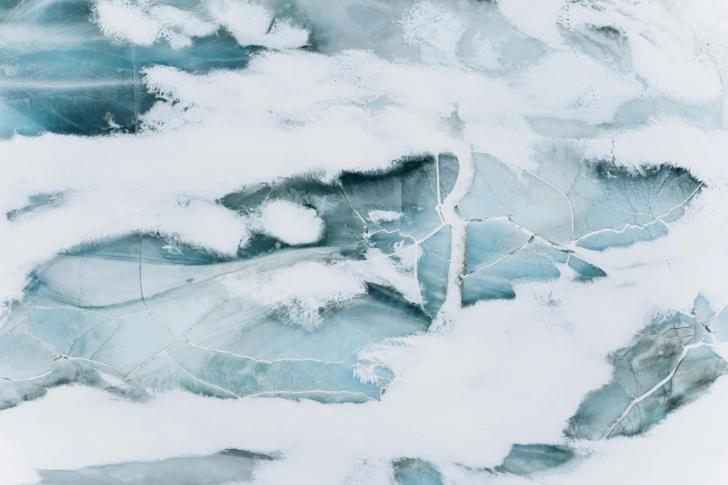 a close up of a painting of water and ice, an album cover, pexels contest winner, view from the sky, ash thorp, ice seracs, 2022 photograph