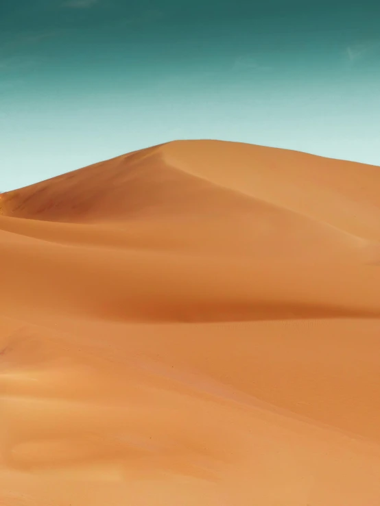 a large sand dune in the middle of a desert, inspired by Scarlett Hooft Graafland, trending on unsplash, background image, panels, ilustration, low quality photo