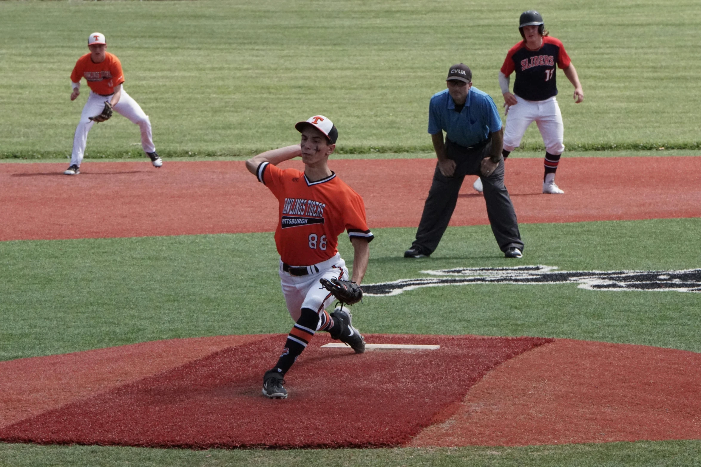 a baseball player pitching a ball on top of a field, by Sam Black, reddit, tournament, 8k octan photo, thumbnail, 8/8