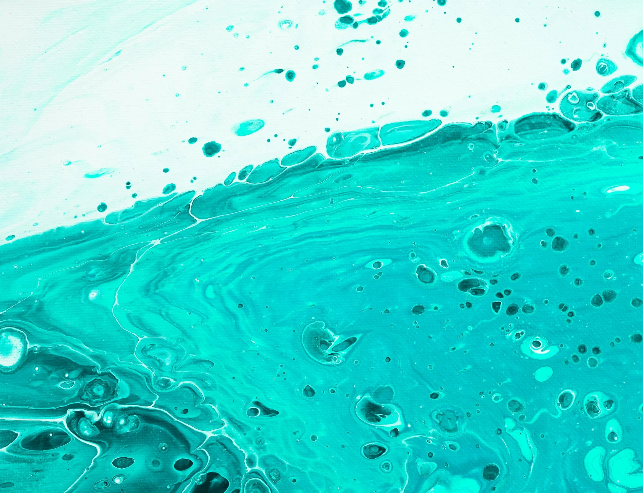 a close up of a body of water with bubbles, a detailed painting, inspired by Raoul De Keyser, trending on pexels, turqouise, made of liquid, excitement, illustration 8 k