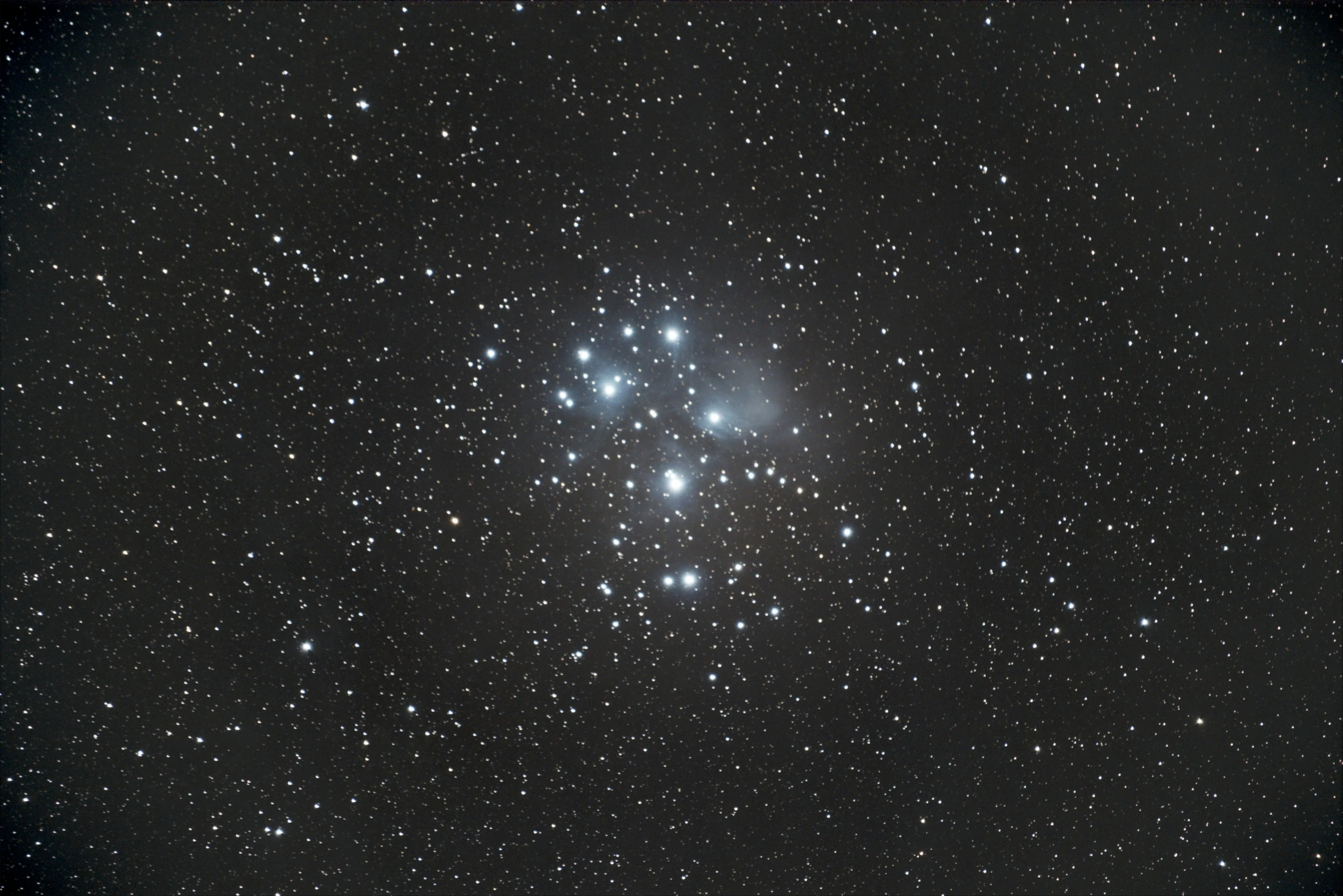 a cluster of stars in the night sky, a stipple, photograph taken in 2 0 2 0, m.zuiko 75mm, 2 d image, london