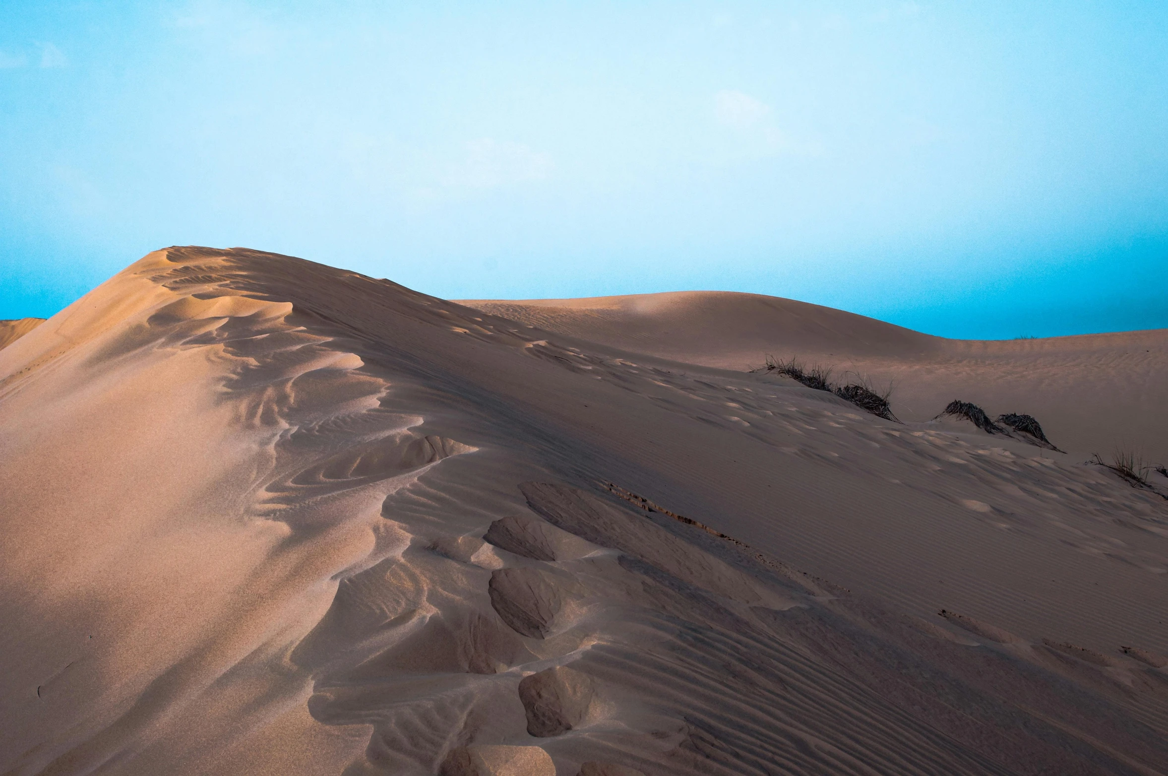 a person standing on top of a sand dune, quixel megascans, on a canva, sinuous, instagram post