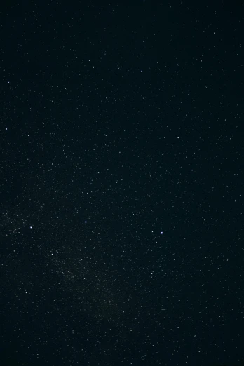 a night sky filled with lots of stars, an album cover, unsplash, light and space, minimalist wallpaper, pitch black sky, tiny stars, dark