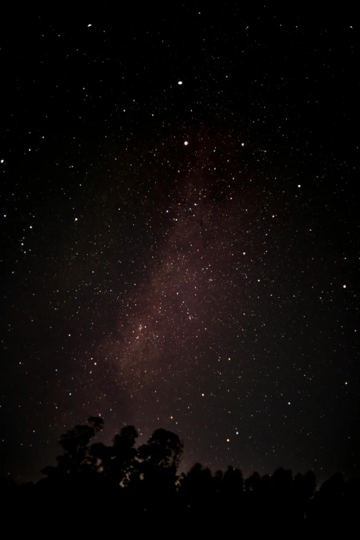 a night sky filled with lots of stars, a picture, unsplash, southern cross, taken on iphone 1 3 pro, low quality photo, digital image