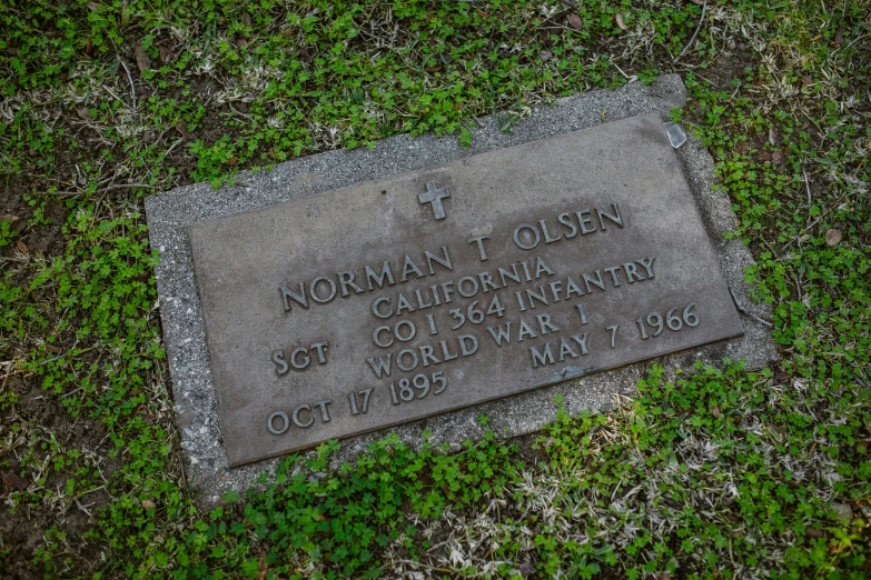 a grave marker in the grass with a cross on it, by Clark Voorhees, conan o'brien, elon musk as a soldier, notan, nasa photo