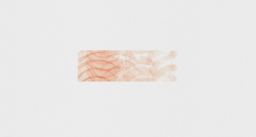 a close up of a piece of paper on a table, inspired by Okada Hanko, trending on unsplash, generative art, salmon, ffffound, semi-transparent, design on white background